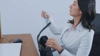 Married Secretary, Sweat And Kissing Filled With Creampie Sex In The President’s Office – Rei Kimura