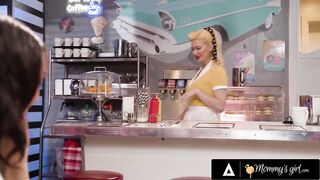 MOMMY’S GIRL – MILF Serene Siren’s Rough Scissoring & Face Fuck Spark Cute Alexis Tae’s Lesbian Lust