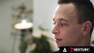 21 SEXTURY – Naughty Blonde Zazie Skymm Fucks With Her Coworker After Peeing On Herself