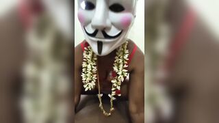 Stepsister fucking my cock visiting my home after long time