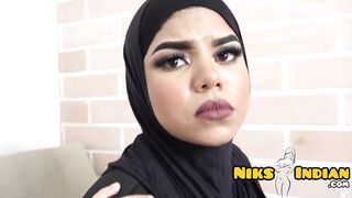 Big Boobs Hijabi Muslim Woman Rims Man’s Ass, Fucks and Squirts