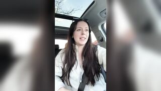 Wintery Tim Horton’s Drive Thru Visit with My Pornhub Vibrator!!
