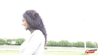 German Scout – First Anal Sex for Big Tits Tattoo Model Mia Roux at Pickup Casting